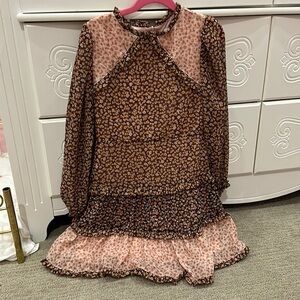 knee length dresses for ladies Ruffle Shift Dress-Pearl  Jolie Vaughan Boutique
